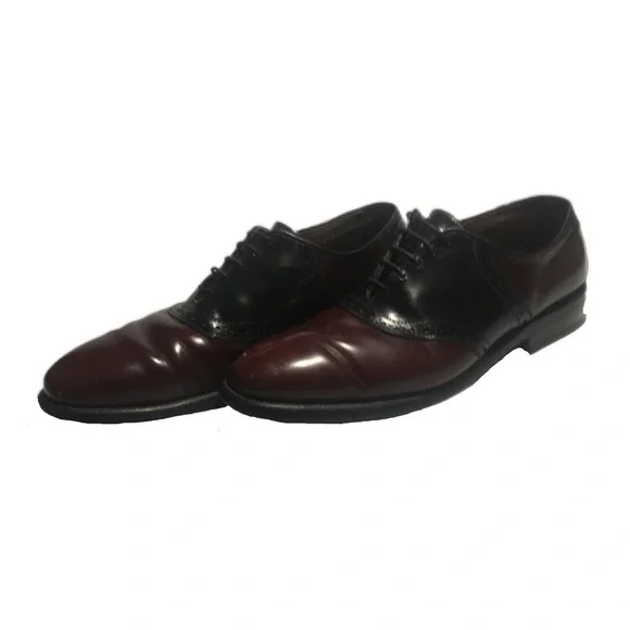 Allen Edmonds Shelton Two-Tone Brown Leather Oxford size 7.5 men’s Allen edmonds shelton oxford - Gem main image 3